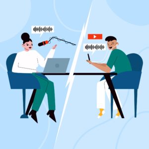 Comparison between an effective explainer video script and a weak one.